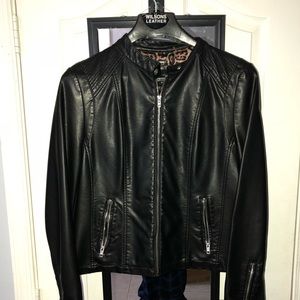 Leather jacket